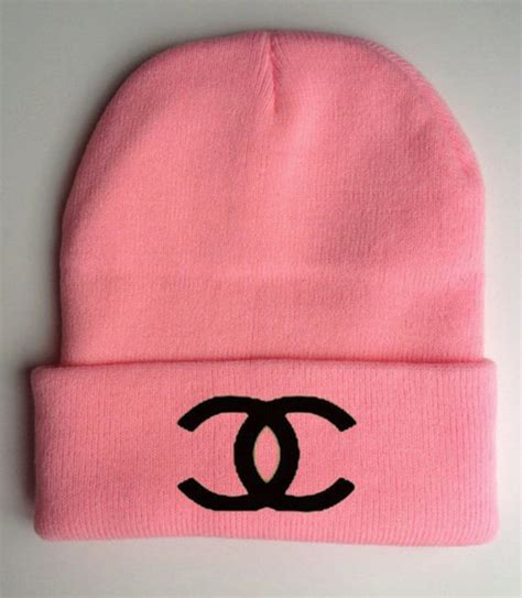 pink chanel beanie